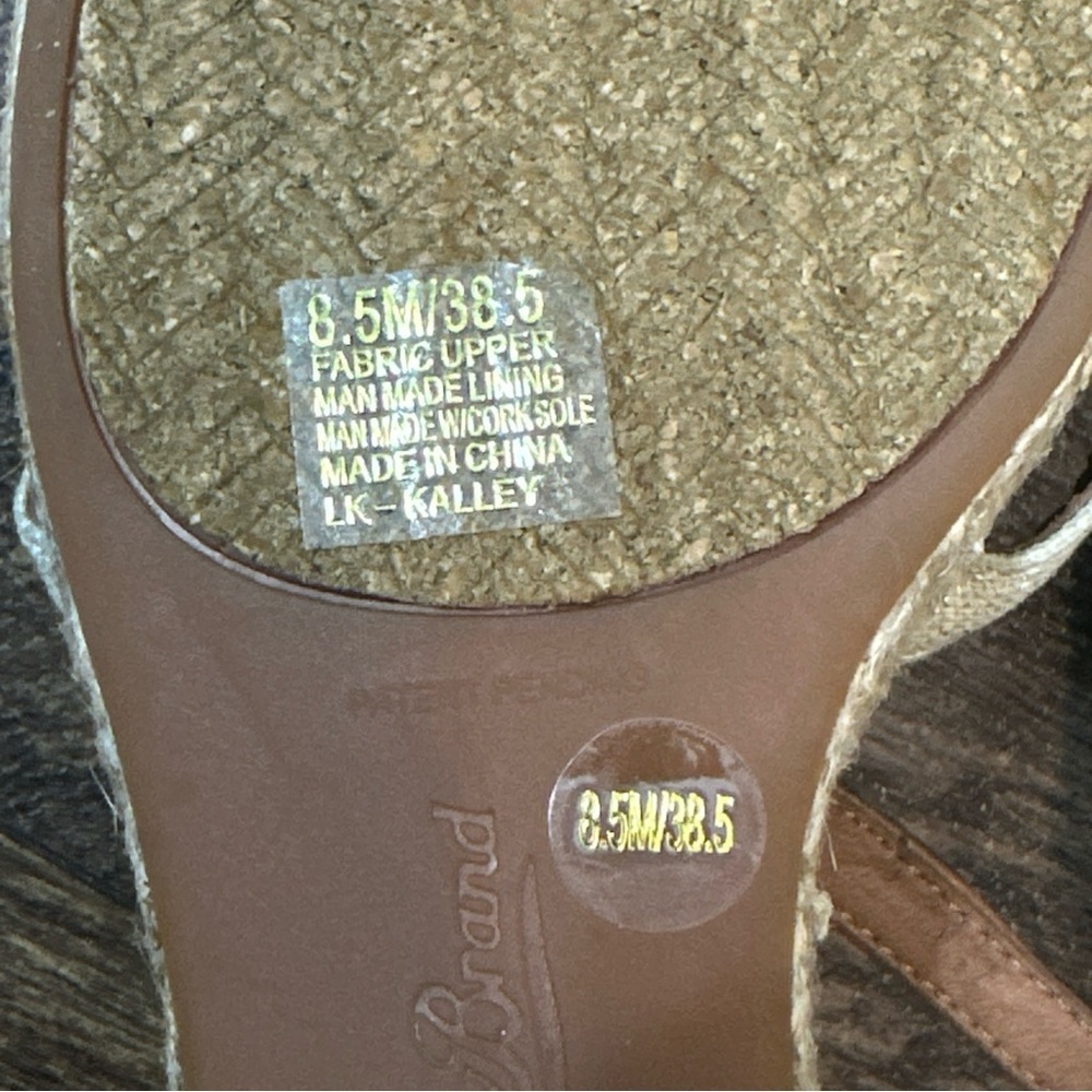 Women’s Lucky Brand Kalley Espadrille Wedge Sandals size 8.5 - Picture 14 of 14